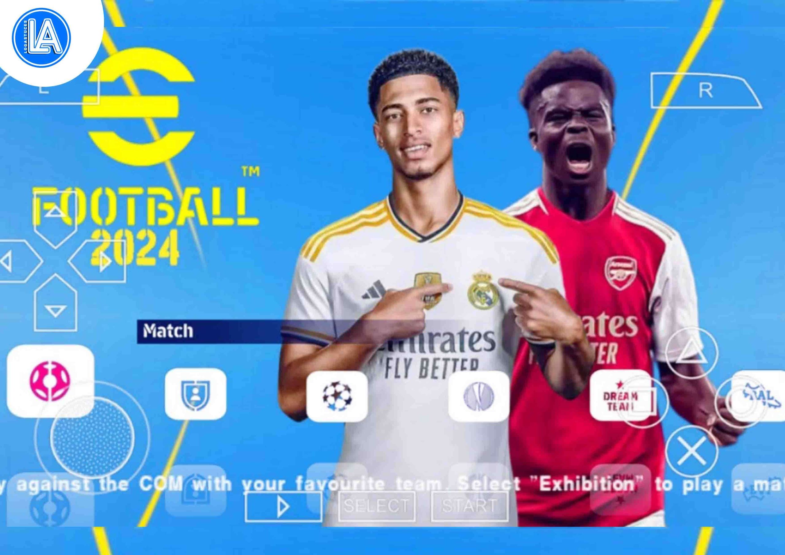 PES 2024 PPSSPP ISO Télécharger eFootball PES 24 PSP
